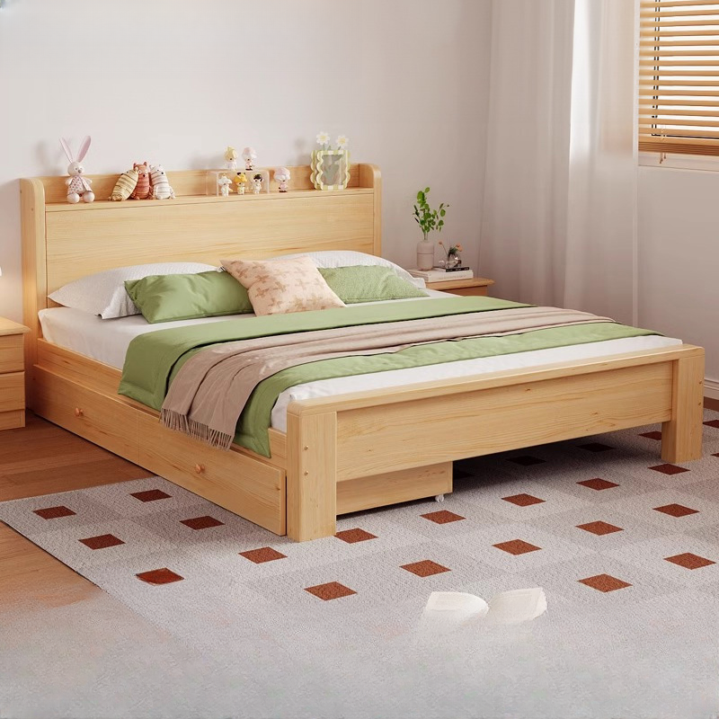 Natural Colour Modish Pallet Bed Frame