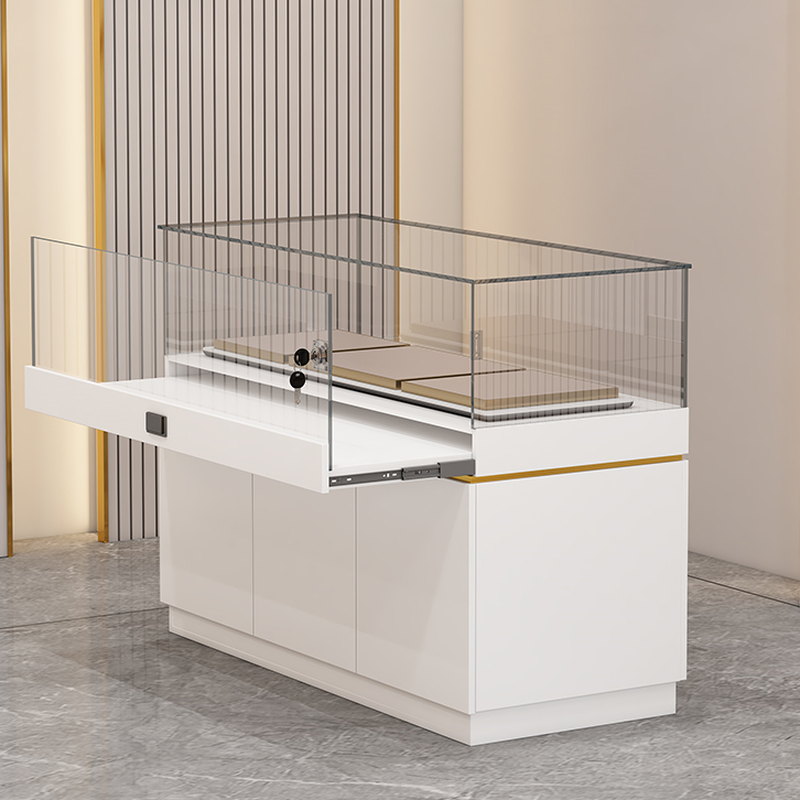 Cubitac Display Stand, Detached and Installed with Receptacle