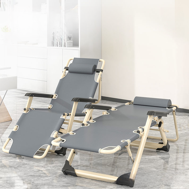 Dove Grey Alloy Accent Recliner, Space-saving & Non Rocking, Locking Back Angle & Independent Foot Movement & Headrest