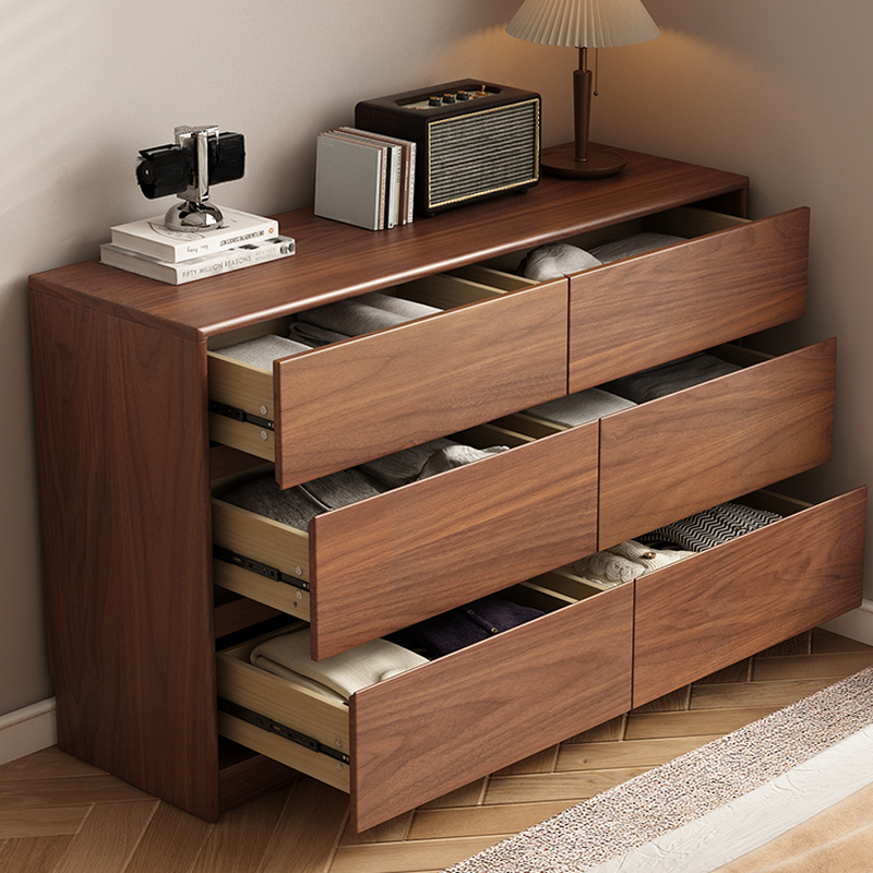 Auburn Art Deco Hardwood Lingerie Chest/Console Dresser with 5/6 Drawers in Vertical/Horizontal Orientation