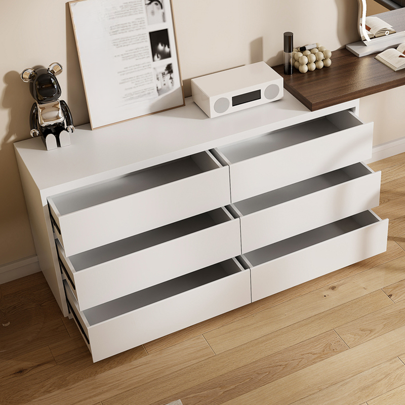 Modern Simple Style Timber Double Dresser/Bachelor Chest with 6 Drawers/3 Drawers, Horizontal/Vertical Orientation