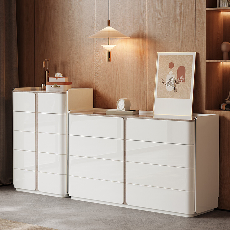 Minimalist Reclaimed Wood Horizontal/Vertical Console Dresser with 8 Drawers/10 Drawers