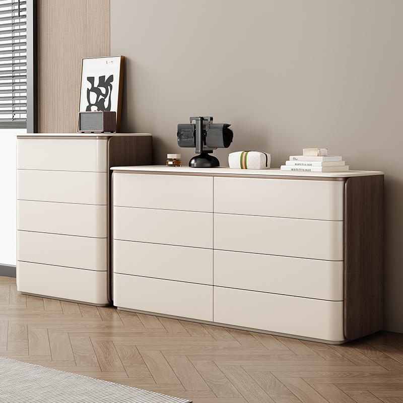 Casual Natural Wood Horizontal/Vertical Double Dresser/Lingerie Chest/Bachelor Chest with 8 Drawers/5 Drawers/3 Drawers