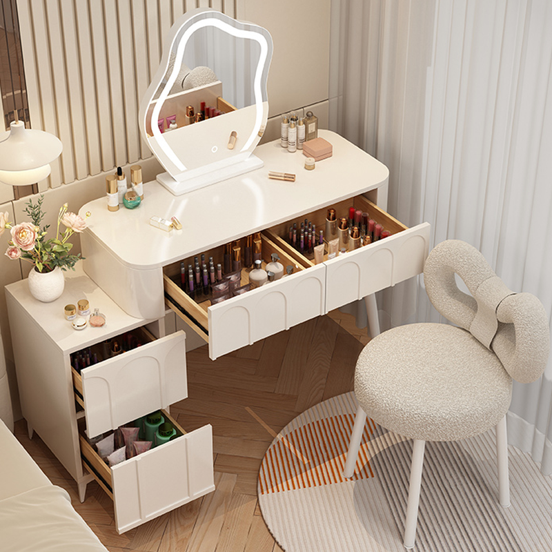 Scalable Sliding 2-in-1 Makeup Vanity with Tabletop Storage