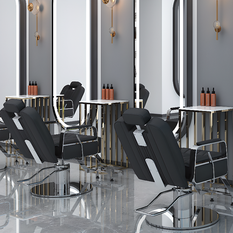 Watertight Reclining/Turned Barber Chair