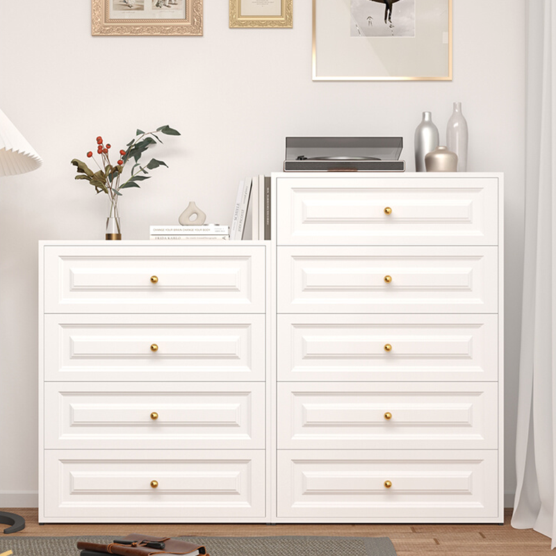 Chalk Contemporary Steel Bachelor Chest/Semainier/Console Dresser in Vertical/Horizontal Orientation