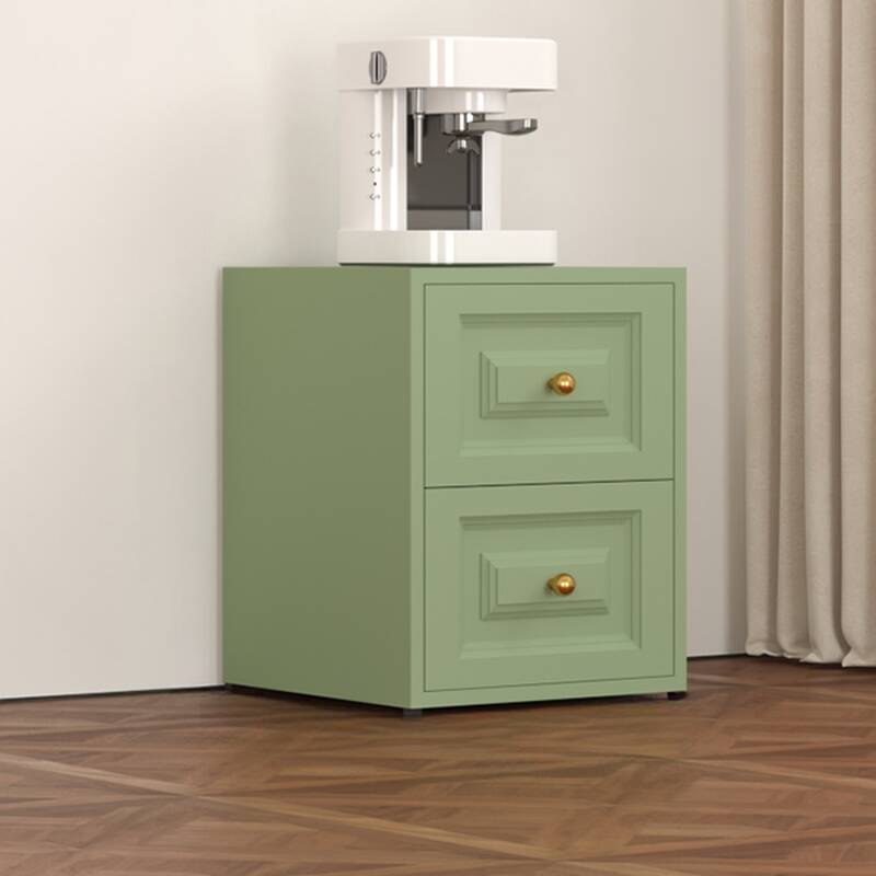 Lime Green Trendy Metal Semainier/Console Dresser, Size 40 x 40 x 52 cm-  OZ-Home-Hub