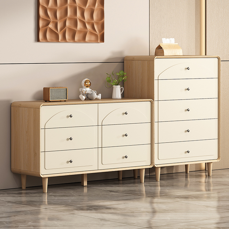 Light Yellow Simplistic Reclaimed Wood Double Dresser/Lingerie Chest/Bachelor Chest with 6/5/4 Drawers in Vertical/Horizontal Orientation