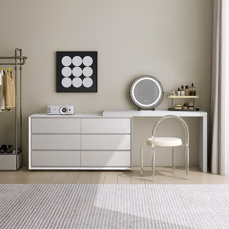 Scalable 2-in-1 Makeup Vanity for Sleeping Room