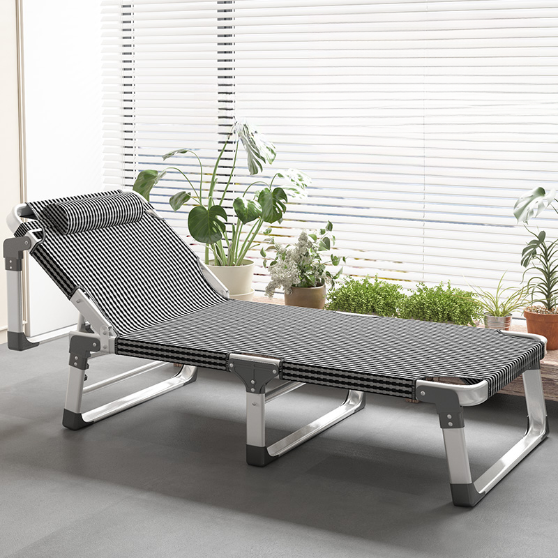 Non Rocking Sepia/Dove Grey/Azure Collapsible Recliner Chair with Removable Cushion, Headrest, Metal Frame and Independent Foot Movement