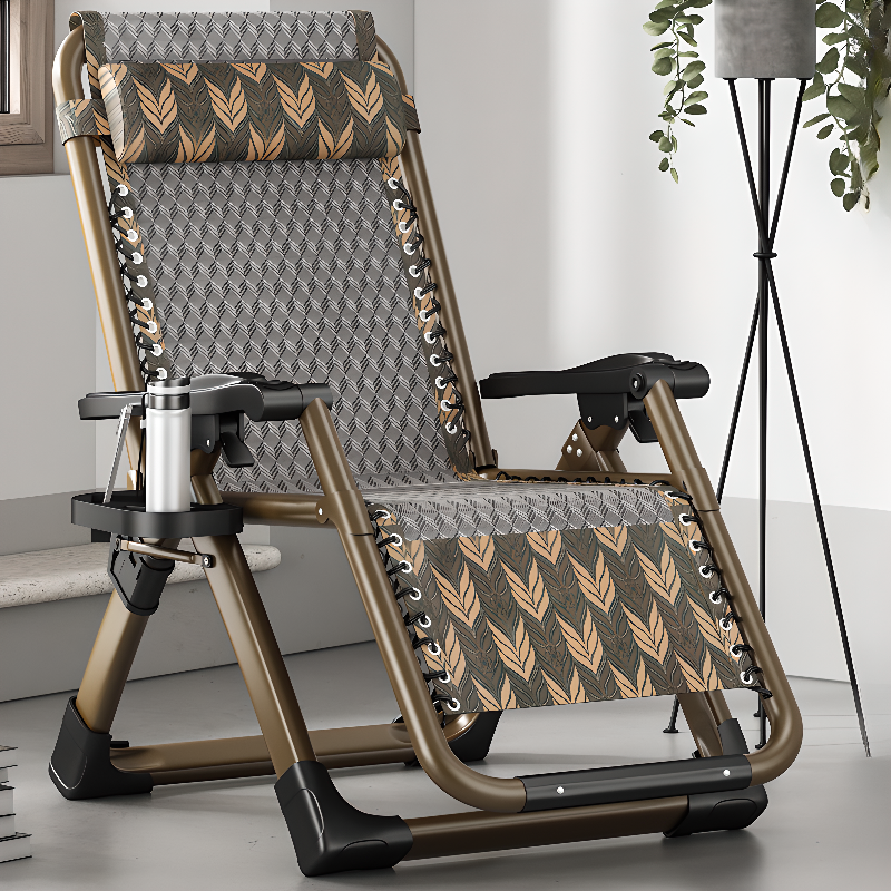 Pop Up Arm Recliner with Headrest and Cupholder Storage