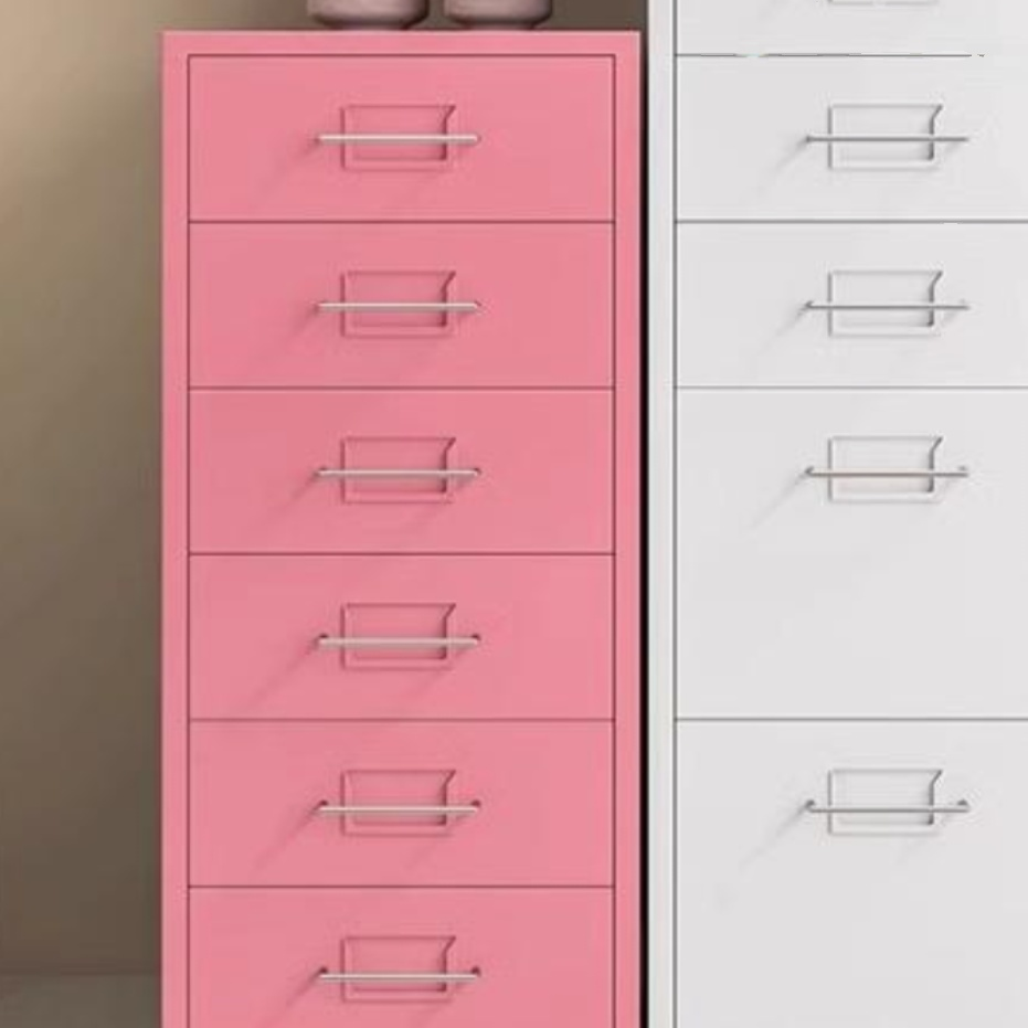 Simplistic Steel Lingerie Chest with Caster Wheels