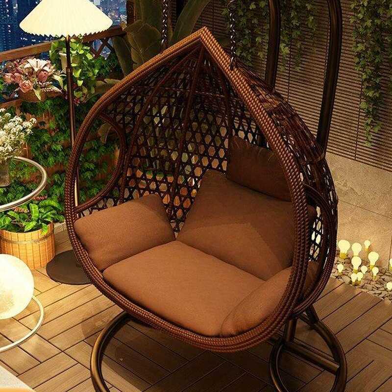 Tropical Alloy Auburn Stand Porch Swing with Stand, Pads & Chain