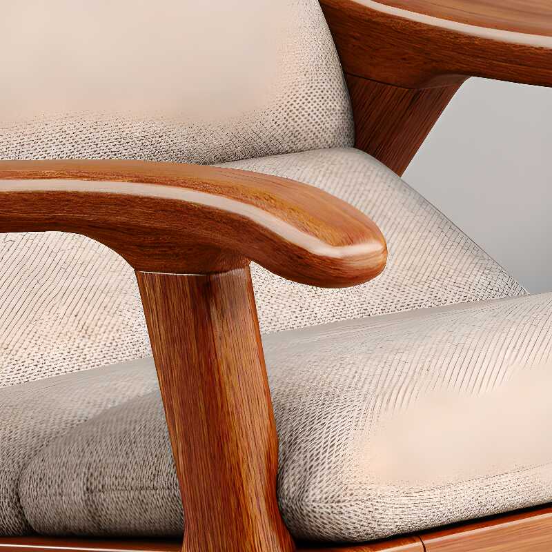 Orange Auburn Upholstered Arm Chair Urban Orange Accent Chair 1A-53O