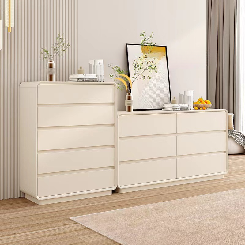 Chalk Simple Lumber 3/4/5 Tiers Double Dresser/Lingerie Chest with 6/8/5 Drawers, Horizontal/Vertical