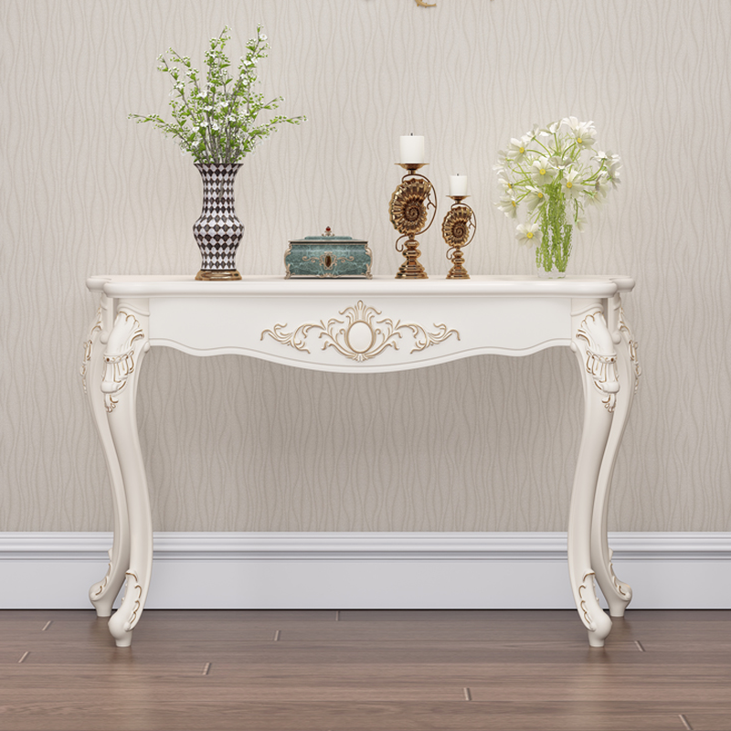 Nordic Free Form Wood Console Table