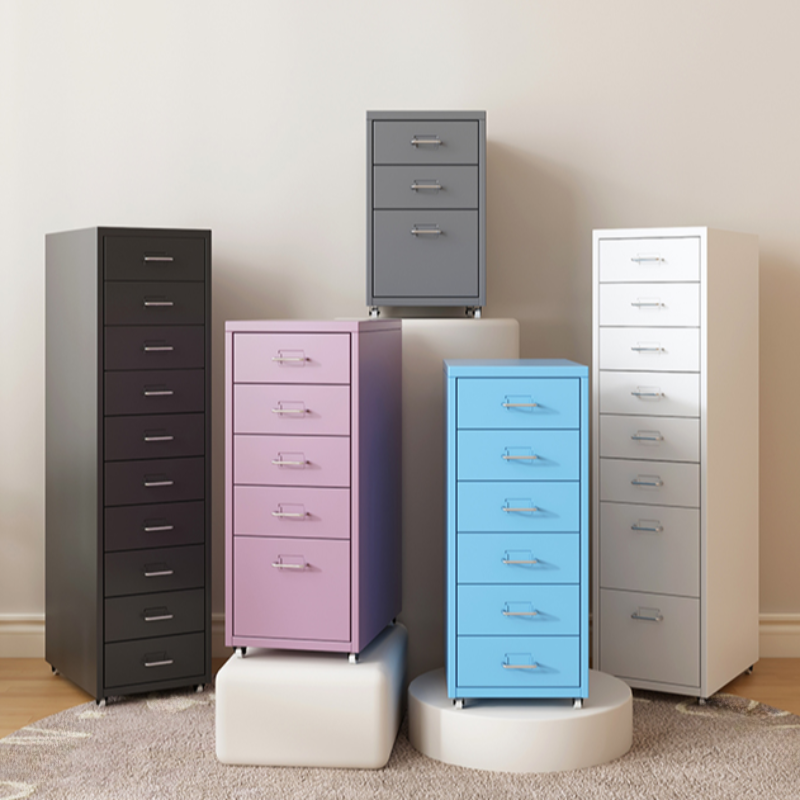 Free Standing Vertical Filing Cabinet with Rainproof Feature and Storage Repository