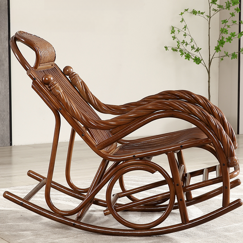 Auburn Craftsman Willow Rocking Seat with Round Arm