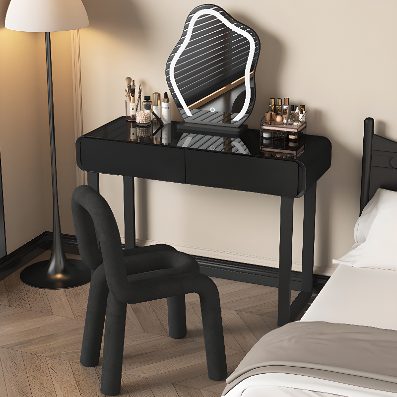 Multi-Purpose Vanity Set with Lighting, Push-Pull, Adjustable Touch and Brightness Features