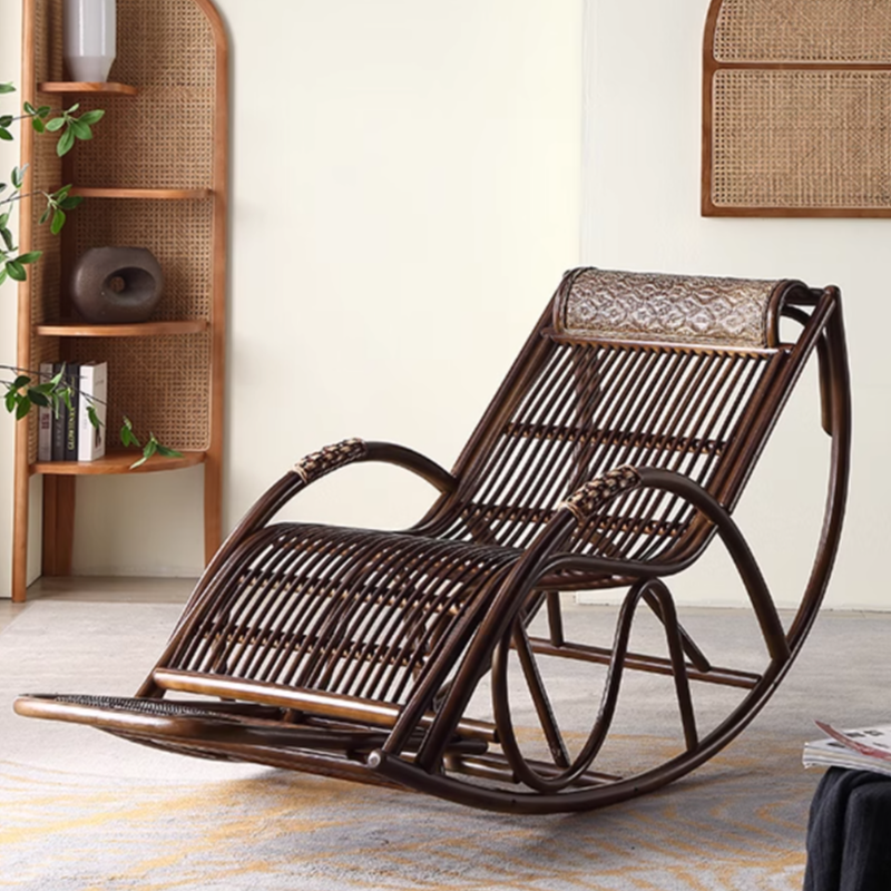 Simple Willow Rocking Seat with Track Arm