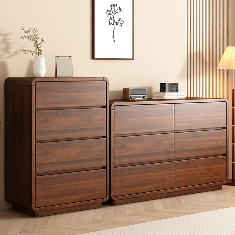 Simple Style 3/4 Tiers Console Dresser/Bachelor Chest in Manufactured Wood