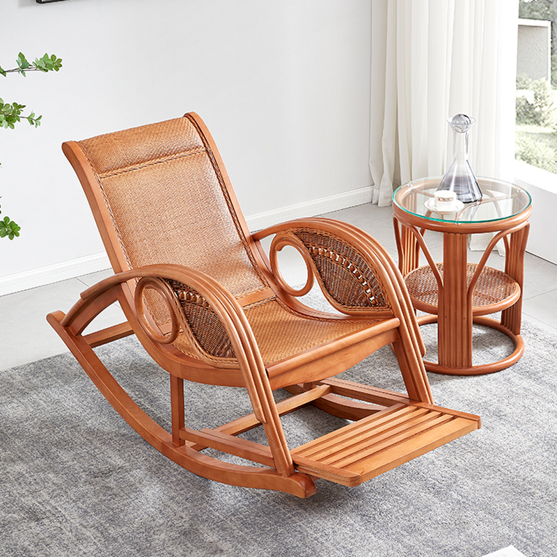 Auburn Simple Willow Rocking Seat with Track Arm