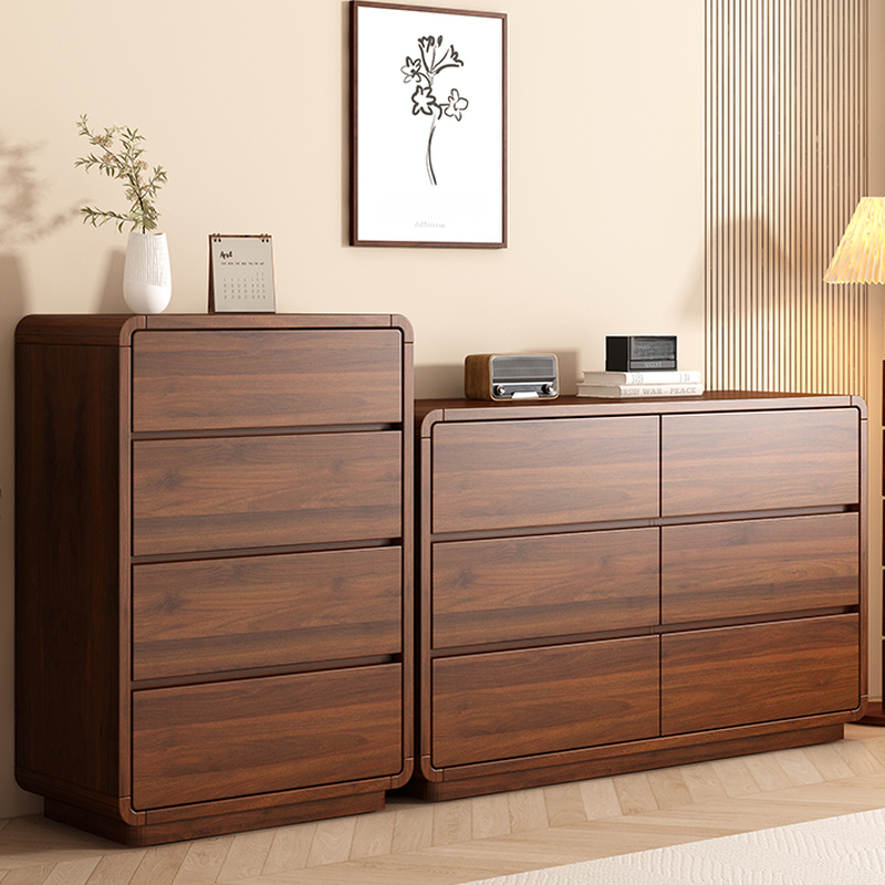 Simple Style Manufactured Wood Console Dresser/Bachelor Chest with 3/4 Tiers