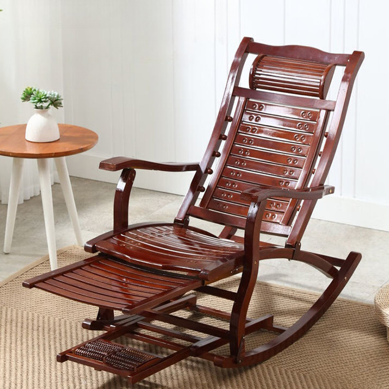 Auburn Simple Lumber Rocking Seat with Track Arm