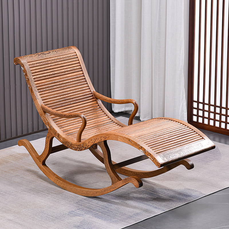 Craftsman Lumber Porch Rocker with Recessed Arm