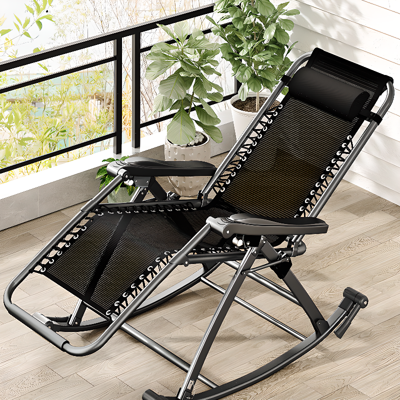 Indoor Compact Arm Recliner with Headrest and Cup Holder