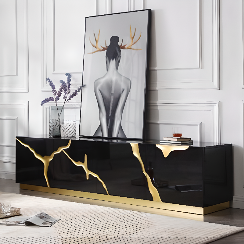 Modern Hallway Table with Timber Top on Pedestal Base, Ink/Chalk Colour, Scratch-proofed, Rectangular, Stain Resistant