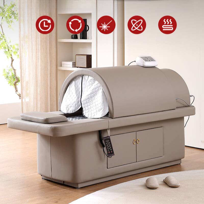 Metal Rectangle Fixed Height Facial Bed with Slab Base