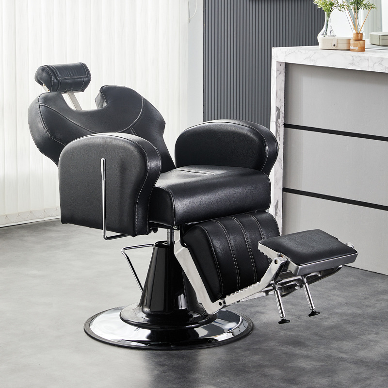 Scratch-proof Barber Chair with Armrest and Glider Adjustability
