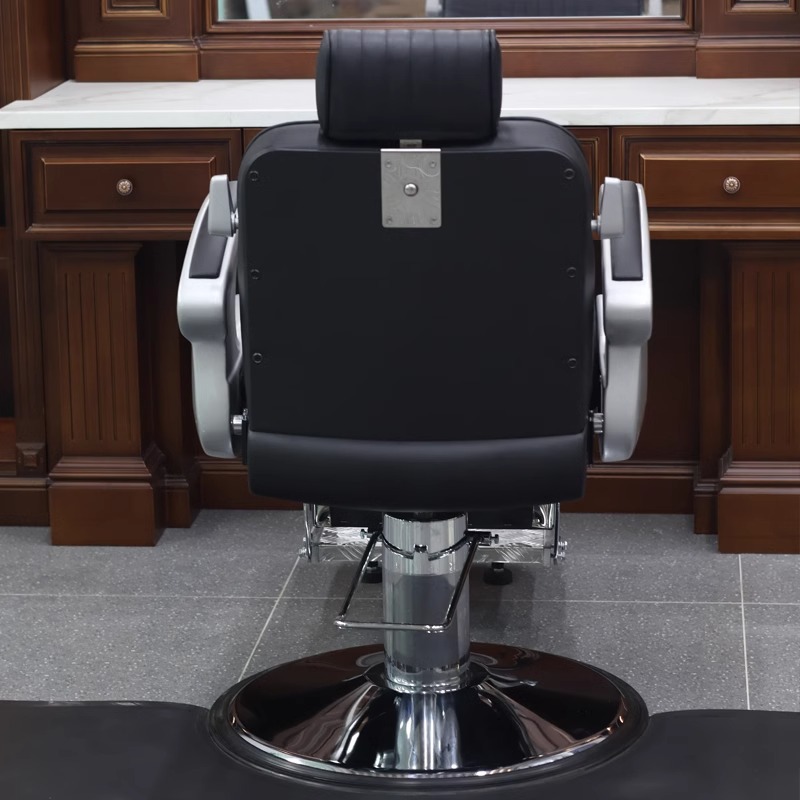 Square Hydrophobic Swivel Barber Chair