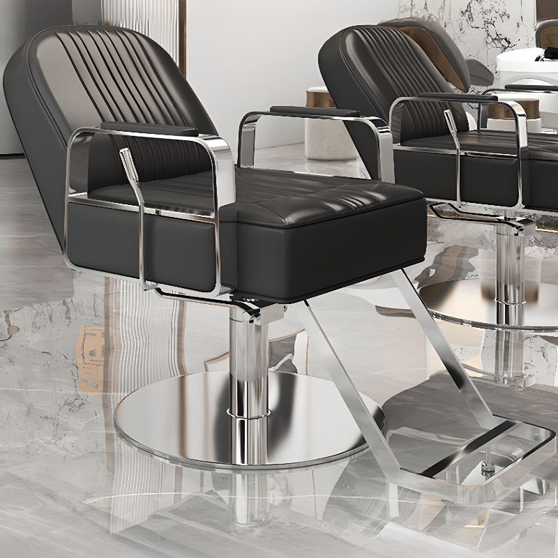 Square Waterproof Swivel Barber Chair