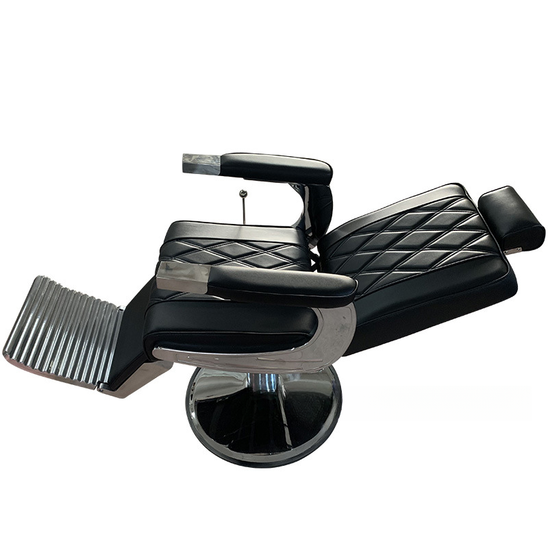 Scratch-proof Reclining Barber Chair with Arm Feature