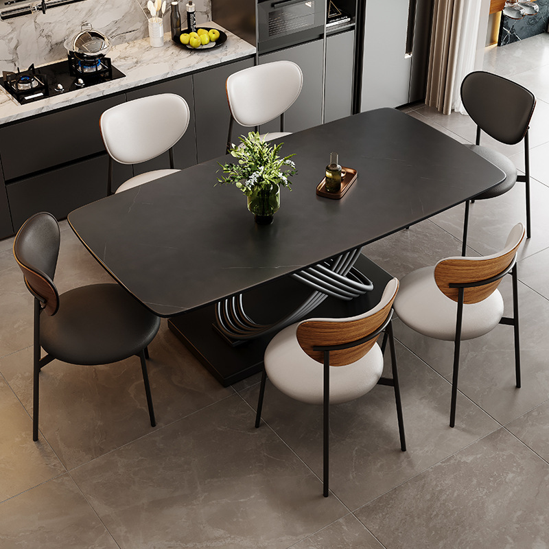 Aurum Dining set with Sintered Stone Top